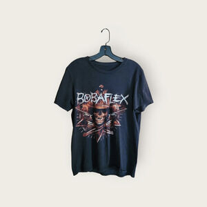 Bobaflex Band T-Shirt VTG Bury With My Guns Men's Size M *Flaw*